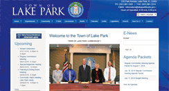 Desktop Screenshot of lakeparkflorida.gov